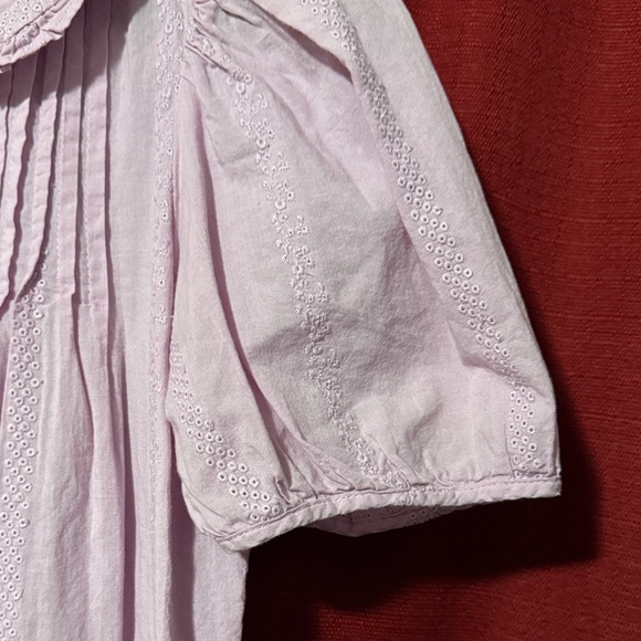 Lavender Puff Sleeve Blouse - Picture 4 of 8